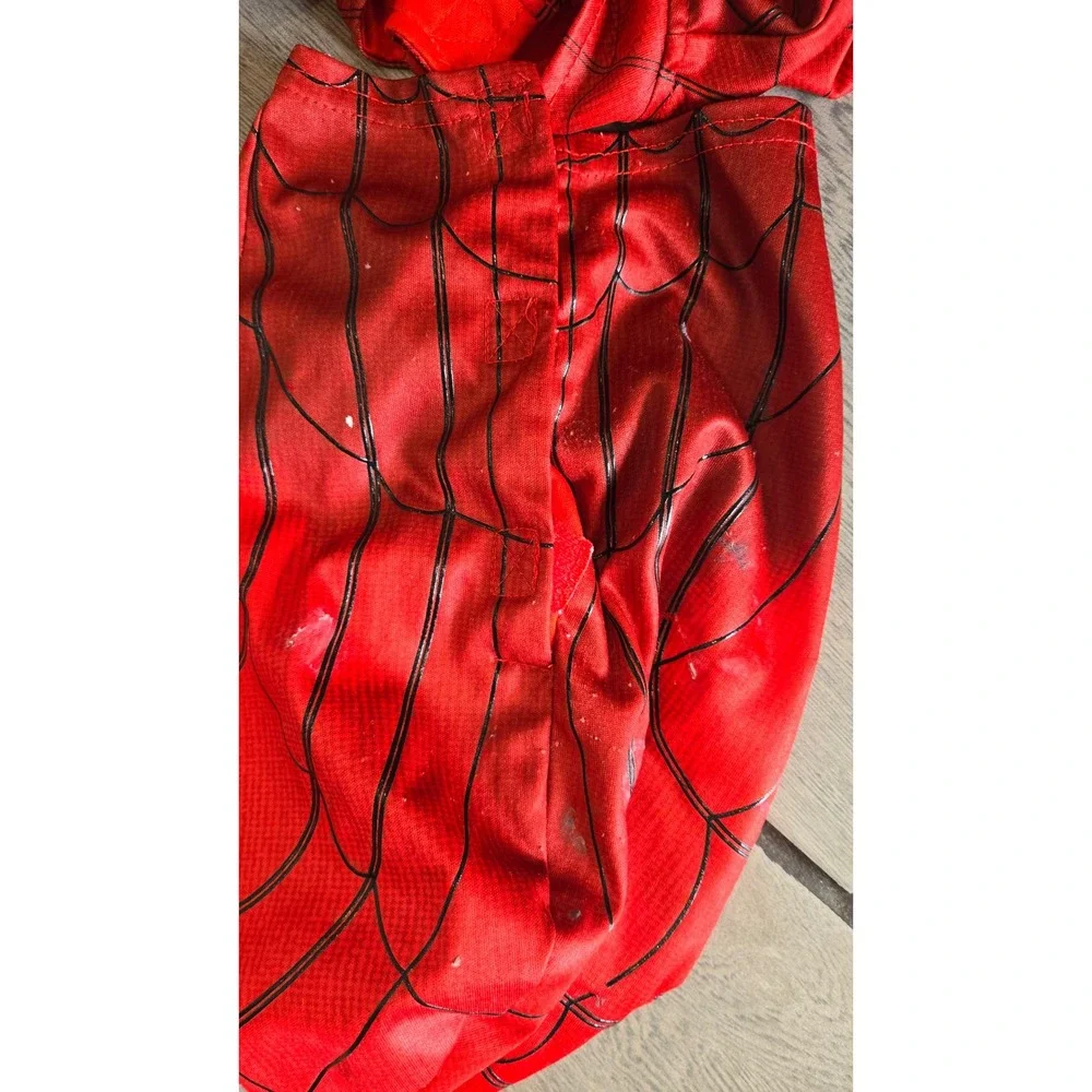 Disney Marvel Spider-Man Far From Home Kids Costume Red Black Size 7/8 Mask Set - Picture 5 of 9